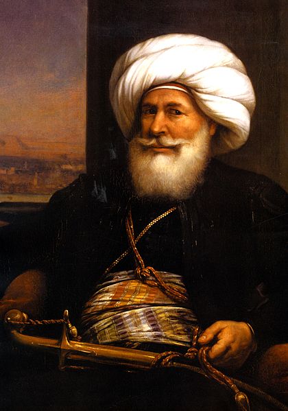 Muhammad Ali Viceroy of Egypt 1841 by Auguste Couder 1790-1873 Versailles MV 4845 INV 3409 LP 4607